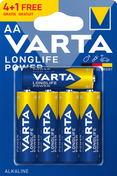 Батарейка Varta Longlife Power AA BLI 5 шт (4906121415)