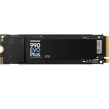 Накопитель SSD 4ТB Samsung 990 EVO Plus M.2 2280 PCIe 5.0 x2 NVMe V-NAND TLC (MZ-V9S4T0BW)