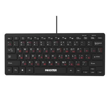 Клавиатура Maxxter KBM-C01B-UA Black