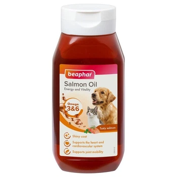 Масло лосося для собак и котов Beaphar Salmon Oil, 430 мл