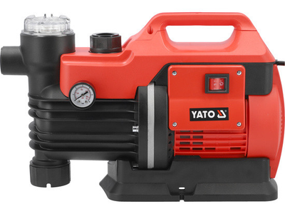Насос для води мережевий YATO 850Вт, 3600 л/год, Ø= 1", глиб.- 8м, вис.- 38м [1]