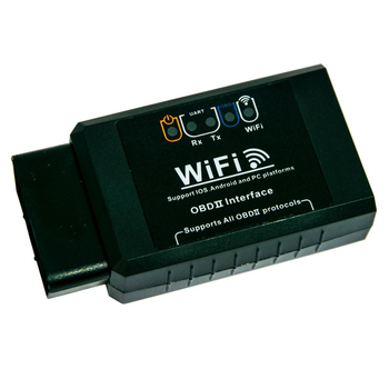 Автосканер диагностический OBD2 ELM327 Wi-Fi 2714 для диагностики авто, черный цвет