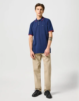 Поло Wrangler Polo shirt (112350403) Синий M-00