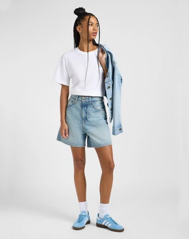 Шорты LEE Stella Short Brand New (112363786) Голубой 28-00