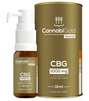 Дієтична добавка CannabiGold Special Олія 1000 мг 12 мл (5903991610805)