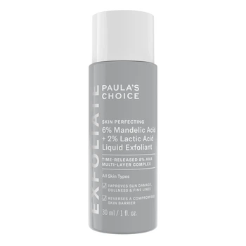Тонер-ексфоліант для обличчя Paula's Choice - 6% Mandelic Acid + 2% Lactic Acid Liquid Exfoliant , 30 ml