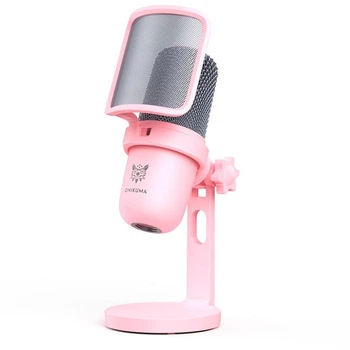 Микрофон Onikuma M630 Gaming Microphon USB, PC/PS5/Mac Pink