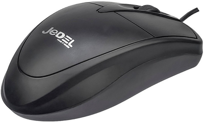 Компьютерная проводная мышь JEDEL CP72 USB, 1000 DPI,, черная