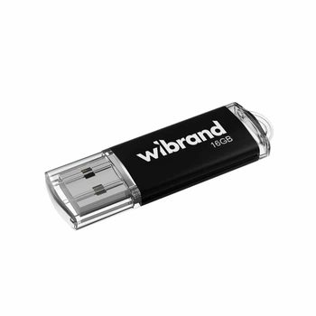 Флеш пам'ять 16GB Wibrand Cougar Black (WI2.0/CU16P1B)