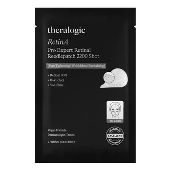 Мікроголкові патчі з ретиналем, бакучіолом та пептидами Theralogic RetinA Pro Expert Retinal Reedlepatch 2 шт
