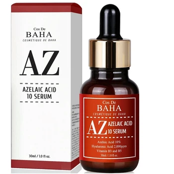 Противовоспалительная сыворотка с азелаиновой кислотой Cos De BAHA Azelaic Acid 10 Serum (AZ) 30 мл (8809240318126)
