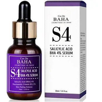 Сироватка проти прищів із саліциловою кислотою Cos De BAHA Salicylic Acid 4% Serum (S4) 30 мл (8809240318225)