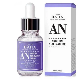 Сыворотка для лица против пигментации с арбутином Cos De BAHA Arbutin Niacinamide Serum (AN) 30 мл (8809240318324)