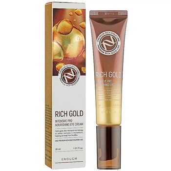 Питательный крем для ухода за кожей век с золотом Enough Premium Rich Gold Intensive Pro Nourishing Eye Cream (8809438486163)