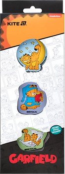 Набір бейджів Kite Garfield на липучці 3 шт (GF25-3012)