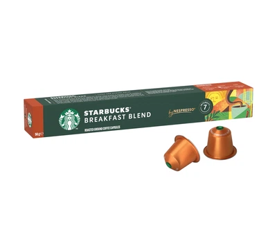 Кава в капсулах Nespresso Starbucks breakfast blend 10 шт