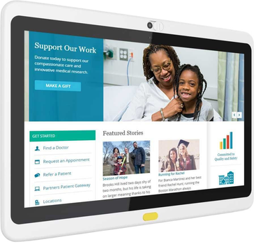 Планшет ALLNET Medical PoE Tablet 13" 4/16GB White (MedTab130)
