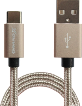 Кабель Grand-X USB - USB Type-C 1 м Gold (FC03)