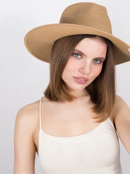 Шляпа женская VILSS Канзас 929-9-02 53-56 Темно-бежевая (ROZ6501091432)