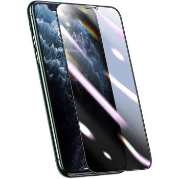 Захисне скло iPhone 12 /12 Pro Baseus Privacy Anti-Spy Crack-resistant Edges (SGAPIPH61P-ATG01) black