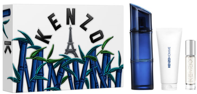 Набір для чоловіків Kenzo Homme Intense Case туалетна вода 110 мл + гель для душу 75 мл + туалетна вода 10 мл (3274872481374)