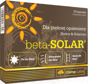 Suplement diety Olimp Labs Beta-Solar 30 kapsułek (5901330013744)