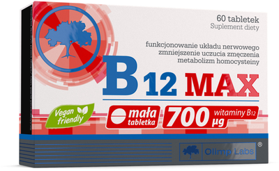 Suplement diety Olimp Labs B12 Max 60 tabletek (5901330067648)