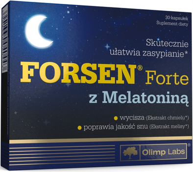 Suplement diety Olimp Labs Forsen Forte z melatoniną 30 kapsułek (5901330040443)