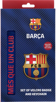 Набір Kite FC Barcelona бейдж на липучці та підвіска(BC25-3010)