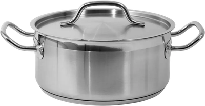 Каструля Yato низька з кришкою 5 л (5906083860263)
