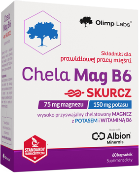 Диетическая добавка Olimp Labs Chela-Mag B6 Shrinkage 60 капсул (5901330030680)