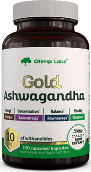 Диетическая добавка Olimp Labs Gold Ashwagandha 120 капсул (5901330096020)