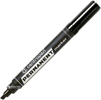 Набір перманентних маркерів Centropen Чорний 1-4.6 мм 10 шт (8595013615669)
