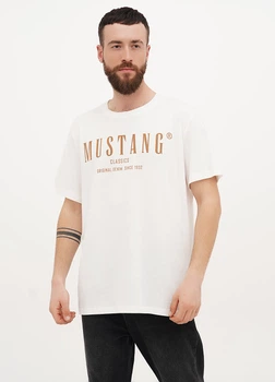 Футболка чоловіча Mustang Білий XXL (10140811)