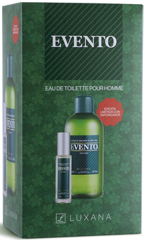 Zestaw dla mężczyzn Luxana Event Case Woda toaletowa 1000 ml + woda toaletowa 30 ml (8414152251241)