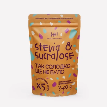 Заменитель сахара стевия сукралоза - Stevia & Sucralose 1:5 340 г