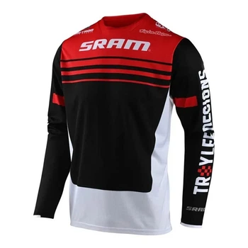 Велоджерси Troy Lee Designs Sprint Jersey Formula Sram Black Red M (1106-323889003)