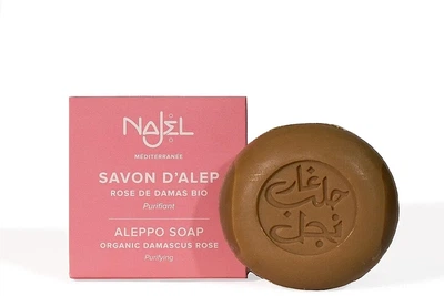 Мило алеппське з олією дамаської троянди - Najel Soap 100g (100916-32067303)