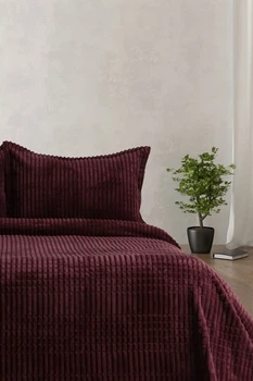 Покрывало с наволочками Merinos з Modern Line Полуторный 150×220 см Велсофт Фиолетовый