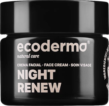 Інтенсивно відновлювальний нічний крем для обличчя - Ecoderma Intensive Repair Night Face Cream 50ml (1166050-32067631)