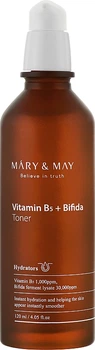 Тонер з біфідобактеріями та витамином В5 - Mary & May Vitamine В5+ Bifida Toner 120ml (1066930-67375)