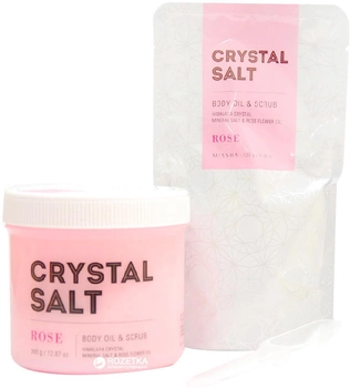 Скраб для тела Missha Crystal Salt Body Oil Scrub Rose 500 мл (8806185791618)