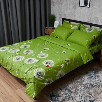 Підковдра Moon&Star Бязь Gold Люкс Green Harmony Полуторна 143 x 210 см (MS-870000655)