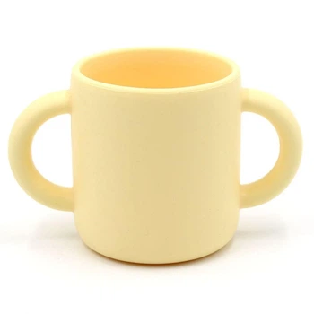 Чашка силіконова дитяча Жовта