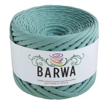 Трикотажная пряжа BARWA, 7-9 мм, Полынь
