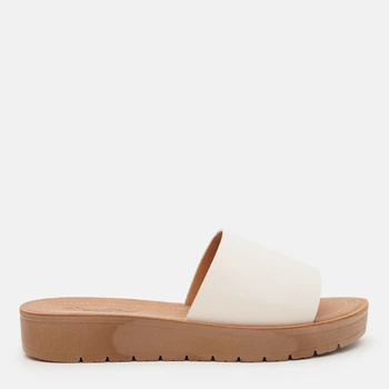 Женские шлепанцы Beppi 2213661 37 24 см Beige (7000002777699)