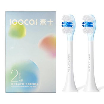 Насадки для зубной щетки Soocas ​X3 X3U X5 X1 V1 xiaomi Белый (White)
