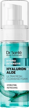 Ультраосвіжаюча пічка для обличчя "Гіалурон + Алое" - Dr. Sante Hydro Intensive Cleansing Foam 150ml (1457198-34328149)
