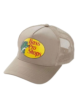 Рыбацкая кепка Bass Pro Shops Mesh Cap бежевый