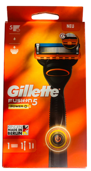Набір для гоління Gillette Fusion5 Power Станок + змінний картридж 1 шт + акумулятор 1 шт (8001090420879)